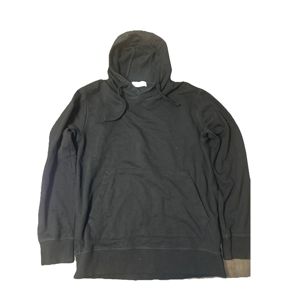 Stone Island Pullover Hoodie Sweatshirt Men's Size XL Black No Patch